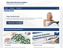 Tablet Screenshot of biztositas.nemetorszagban.com
